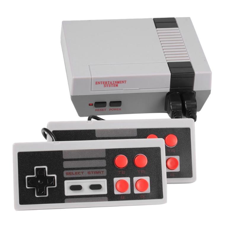 Consola de juegos retro Mini TV Reproductor de juegos portátil de 8 bits Puerto AV Consola de videojuegos para niños Consola de juegos clásica incorporada 500/620