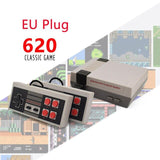 Consola de juegos retro Mini TV Reproductor de juegos portátil de 8 bits Puerto AV Consola de videojuegos para niños Consola de juegos clásica incorporada 500/620