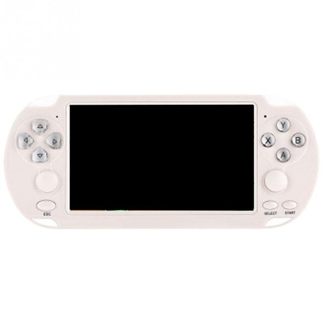 Consola de juegos portátil 4.2 "5" LCD X6 X9 plus Doble balancín 8G Reproductor de juegos retro Tarjeta de video MP5 TF para juegos GBA / NES 1000