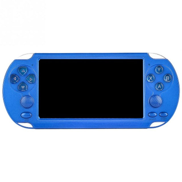 Consola de juegos portátil 4.2 "5" LCD X6 X9 plus Doble balancín 8G Reproductor de juegos retro Tarjeta de video MP5 TF para juegos GBA / NES 1000