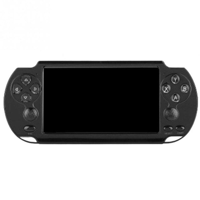 Consola de juegos portátil 4.2 "5" LCD X6 X9 plus Doble balancín 8G Reproductor de juegos retro Tarjeta de video MP5 TF para juegos GBA / NES 1000