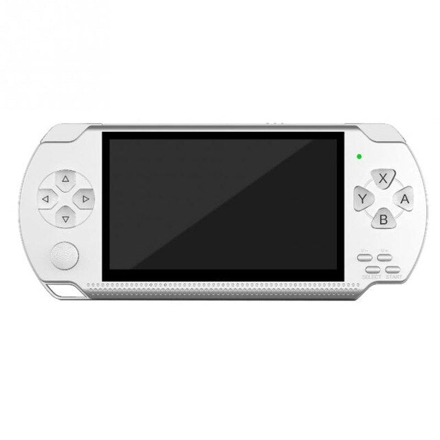 Consola de juegos portátil 4.2 "5" LCD X6 X9 plus Doble balancín 8G Reproductor de juegos retro Tarjeta de video MP5 TF para juegos GBA / NES 1000
