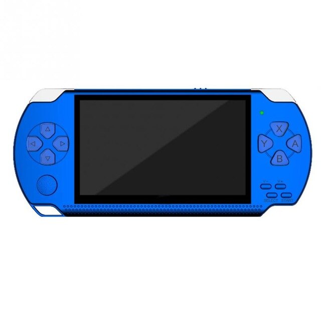 Consola de juegos portátil 4.2 "5" LCD X6 X9 plus Doble balancín 8G Reproductor de juegos retro Tarjeta de video MP5 TF para juegos GBA / NES 1000