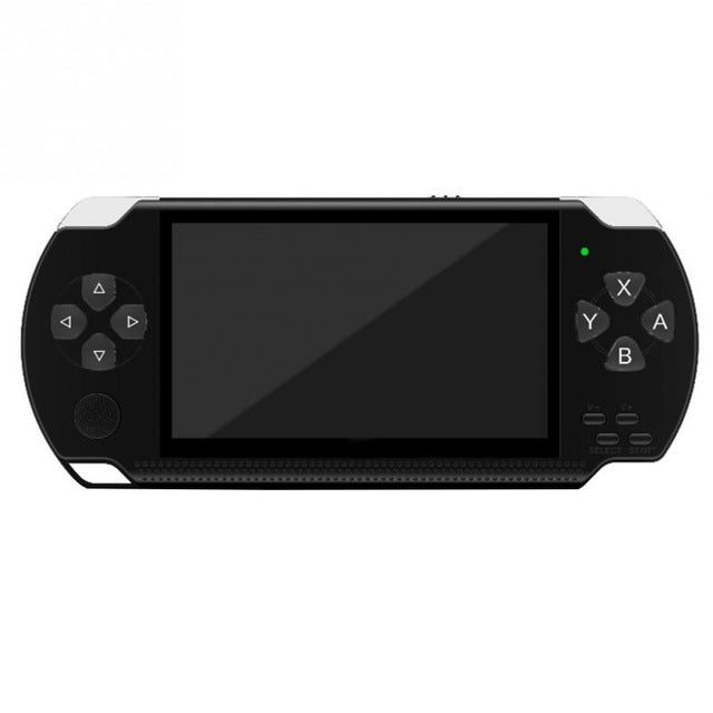 Consola de juegos portátil 4.2 "5" LCD X6 X9 plus Doble balancín 8G Reproductor de juegos retro Tarjeta de video MP5 TF para juegos GBA / NES 1000